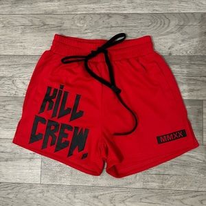 Kill Crew Shorts Muay Thai Red XS